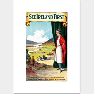 Vintge Travel Poster See Ireland First Posters and Art
